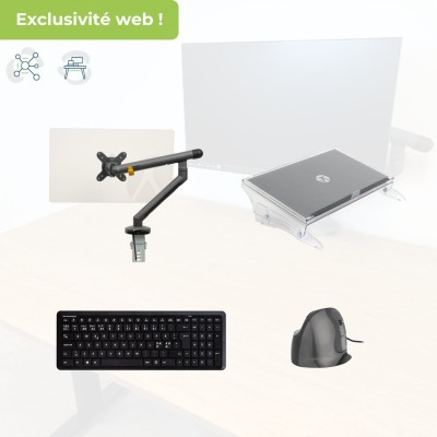Équipement pour poste informatique ergonomique Équipement pour poste informatique ergonomique