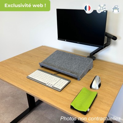 workstation set up for office workers