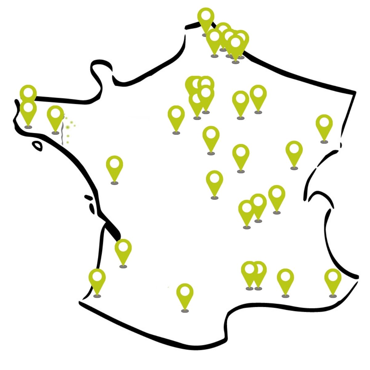 Carte des revendeurs ergo en France