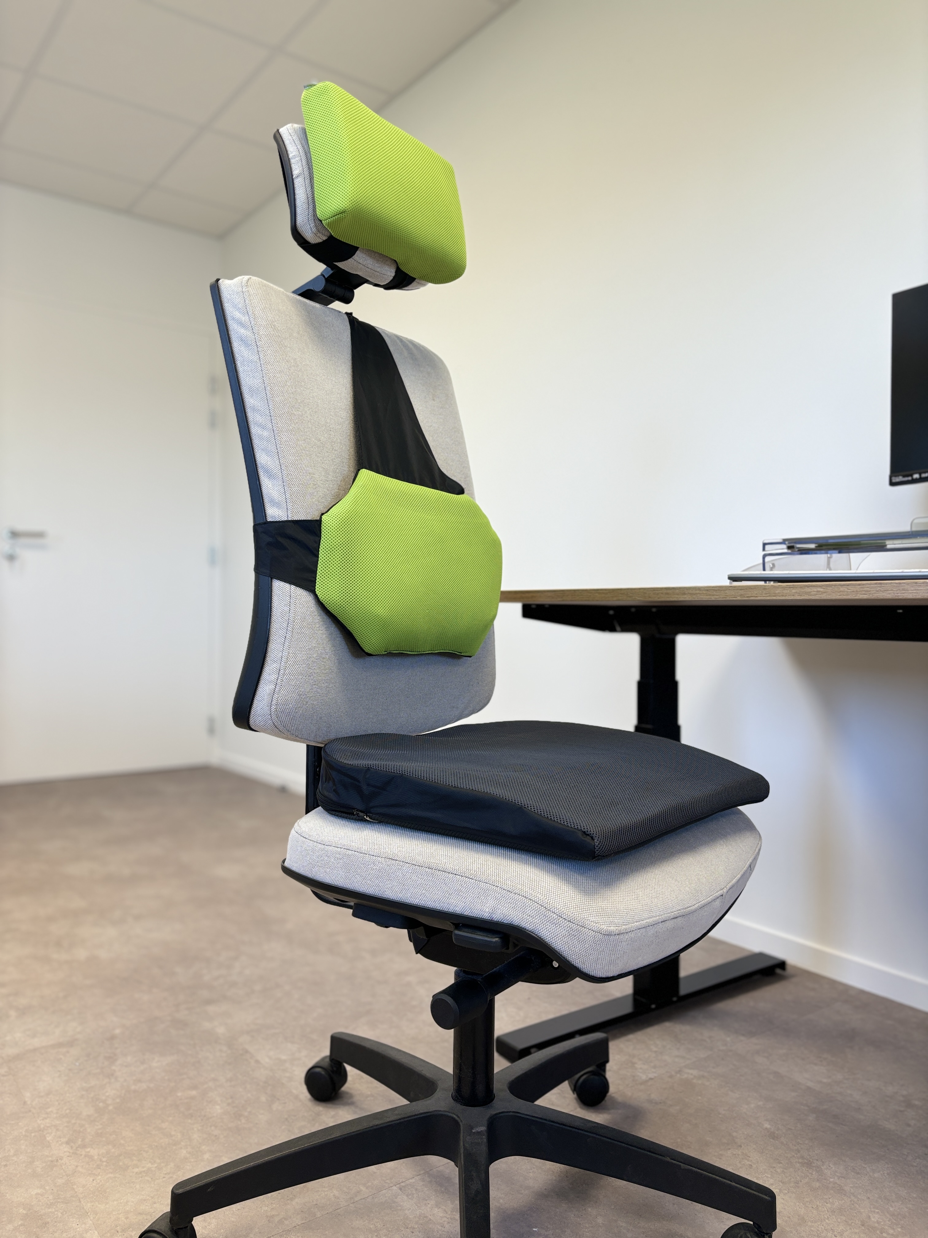 pack coussins pour siège de bureau