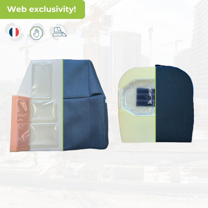 ergonomic cushions for construction machinery