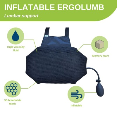 inflatable lumbar support while driving