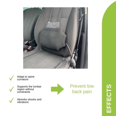 inflatable lumbar cushion for car